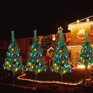 Luces Solares para Árbol de Navidad, Guirnalda LED para Exteriores, Decoraciones - Product Image 4