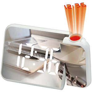 Kỹ thuật số LED đồng hồ báo thức với máy chiếu Máy tính để bàn kỹ thuật số và analog Đồng hồ kỹ thuật số thông minh đồng hồ báo thức - Product Image 1