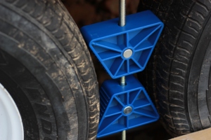 Exilios stabilisateur authentique pour remorque RV, équipement en acier inoxydable à double roue, pivot de sécurité des pneus sur les deux roues - Product Image 4