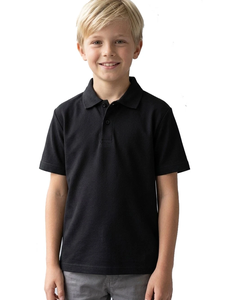 Maglietta Polo in Cotone Piqué per Uniforme Scolastica, Multicolore, ad Asciugatura Rapida per Ragazzi delle Scuole Elementari - Product Image 2