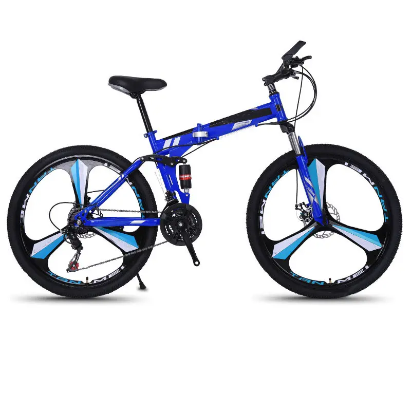 China factory cheap steel high quality 26inch 29 adult bicycle folding full suspension mountain bike