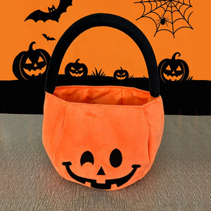 Cesti di caramelle di Halloween all'ingrosso, sacchetti per il Trick or Treat con espressioni di demoni e pirati, accessori decorativi portatili per feste, all'ingrosso - Product Image 6