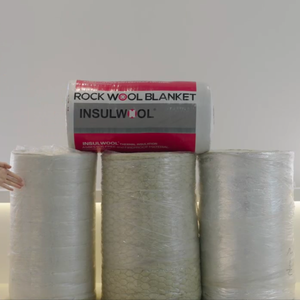 Rouleaux <span class=keywords><strong>de</strong></span> <span class=keywords><strong>laine</strong></span> minérale écologiques et ignifuges ASTM, isolation thermique, 80 kg/m3, 50 mm, 100 mm, pour toiture, plafond, mur, avec revêtement en aluminium - Product Image 4