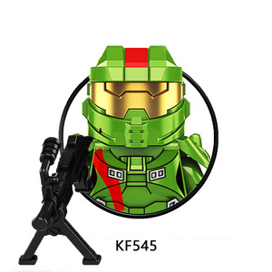 Mini-mecha spatial futuriste en ABS, blocs de construction éducatifs entièrement imprimés, MOC, cadeau de collection KF542-KF549 - Product Image 5