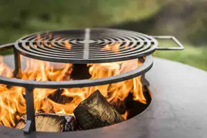 Thương Mại Bbq Grill Bếp Ngoài Trời Than Corten & Thép Không Gỉ Lửa Pit Bảng Gỗ Đốt Kim Loại Nướng Sắt Grills