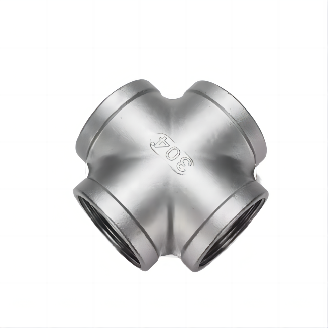 4 Way Cross Pipe Fitting Connector