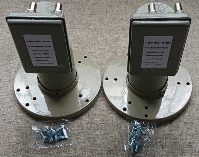 LNBF - C-BAND DUAL OUTPUT PLL LNBF C Band Single Output Dual LNB With 2 Outputs 3.7-4.2 GHz