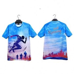 Impression par sublimation, séchage rapide, t-shirts pour hommes de haute qualité, 100% polyester - Product Image 1