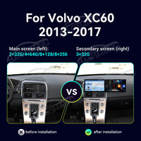 11.5 ''autoradio pour Volvo XC60 2013-2017 Android 14 GPS Navi lecteur multimédia Auto sans fil Carplay tête unité double écran