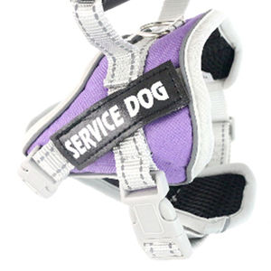 Luxury Tactical Dog Harnesses Anti-Impact Chest Back XL Size Made PU Neoprene Stainless Steel <b>Leather</b> Cotton Polyester <b>Vest</b> - Product Image 6