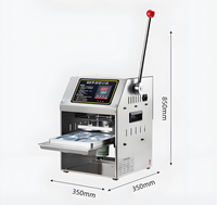 Machine de scellage manuelle commerciale pour petits gobelets de jus, lait de soja et yaourt, pour applications alimentaires