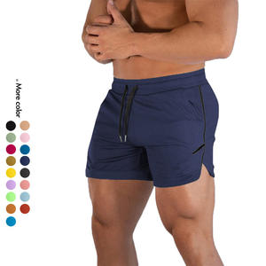 Pantalones Cortos Deportivos para Hombre con Logotipo Personalizado, Cintura Elástica, Paquete de 2, Secado Rápido, para Entrenamiento Atlético, Gimnasio - Product Image 2