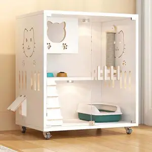 new Trending products China manufacturing Luxury Breathable Extra Large Cat Villa House Home Pets Paradise for Pet Cat