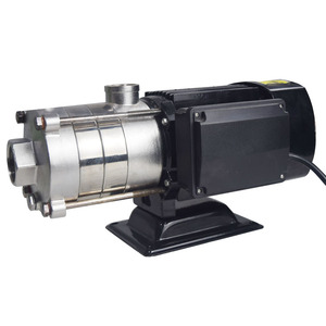 Booster de circulation électrique de pompe à eau centrifuge à plusieurs étages horizontale d'acier inoxydable avec l'utilisation de vide - Product Image 2