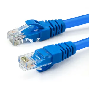 Kabel komunikasi kabel jaringan Ethernet, 1m 3m 5m 305m Cat6 Cat6a Cat 6 SFTP UTP Lan kabel Patch RJ45 Cat 6a