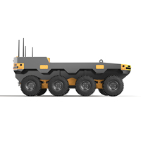 Véhicule tout-terrain amphibie SL-20 adapté aux missions de sauvetage d'urgence, charge utile de 300 kg sur terre, 40 km/h en eau, 10 km/h