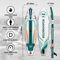 Planche de paddle gonflable en drop stitch pour la vente en gros, avec plateforme large, idéale pour l'entraînement physique et le paddle de loisirs