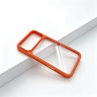 Coque de téléphone rigide transparente en TPU acrylique intégral de qualité supérieure anti-chute pour iPhone 13 14 15 16 17 Pro Max