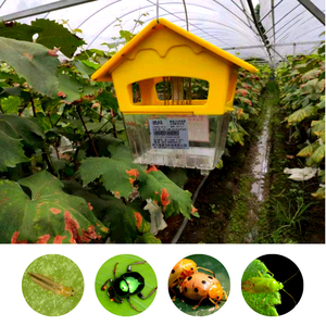 Équipement de lutte antiparasitaire, piège à lumière UV, lampe insecticide solaire miniature en agriculture pour les insectes - Product Image 5