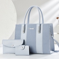 Tas Bisnis Wanita Kapasitas Besar Tali Selempang Lepas Pasang Set Dompet Multi Warna Kombinasi Custom OEM ODM