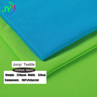 Tissu en maille respirant 100 % polyester 230 GSM à séchage rapide et évacuation de l'humidité pour maillots de basketball, t-shirts et vêtements de sport – Vente en gros