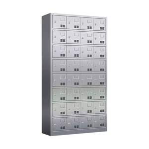 ארון קפיטריה נירוסטה ליחידות בית הספר-ארון אחסון רב דלתות לקופסאות מזון - Product Image 2