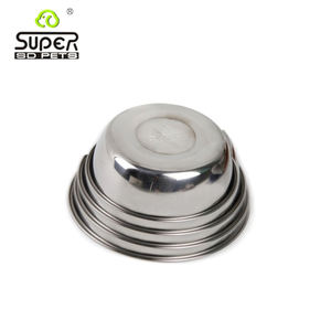 Fabrika kaynağı paslanmaz çelik kase melamin parçaları köpek kase - Product Image 3