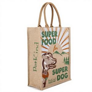 Sacs en jute naturels faits à la main pour femmes, personnalisables, écologiques, style rustique, grande capacité, pour tous les jours, aliments, outils, vêtements, shopping - Product Image 1