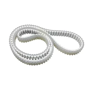 Annilte White PU L Type Open Belt 20/25/30mm Width 9.525mm Pitch 2M 2 Meters Length Synchronous Opened Transmission Timing Belts