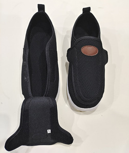 Primavera Verano malla transpirable suela de goma superior ligero Pie diabético ensanchamiento engorde hinchados zapatos de personas mayores - Product Image 5