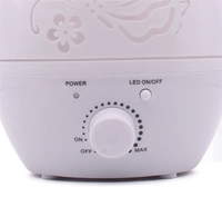 Diffuseur d'huiles essentielles intelligent en plastique grande capacité, humidificateur ultrasonique avec fonction anti-fumée et anti-poussière pour usage domestique