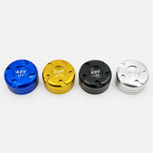 อะไหล่รถจักรยานยนต์ขายส่ง ฝาครอบถังน้ำมันตกแต่งสำหรับ ADV150, ใช้ได้กับรถทั่วไป ผลิตจากอะลูมิเนียม CNC ชุบอโนไดซ์ - Product Image 6