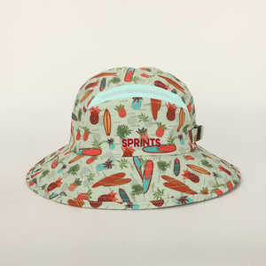 Wholesale <strong>Custom</strong> Logo All Over <strong>Printing</strong> <strong>Bucket</strong> Hat,Women Beach Bell Gorras,Summer Fisherman Quick Dry Sun Cap - Product Image 4