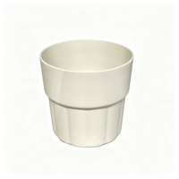 Pot de fleurs de bureau en plastique minimaliste léger et écologique de haute qualité pour la maison et l'intérieur