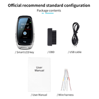 Llave Inteligente Universal para Auto con Pantalla LCD OEM, Control Remoto Modificado con Pantalla LCD, Entrada Cómoda y Automática del Vehículo