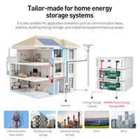 Sistem Manajemen Baterai Cerdas Jk-PB2A16S20P V19 BMS LifePo4 8s-16S 48v untuk Pengisian Baterai Jikong
