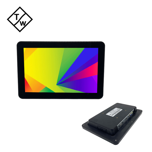 New 10 Inch LED Multi-Touch Screen Monitor with USB Interface Wall-Mountable Plastic Casing