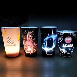 ถ้วยไฟ LED เรืองแสงสำหรับบาร์ปาร์ตี้