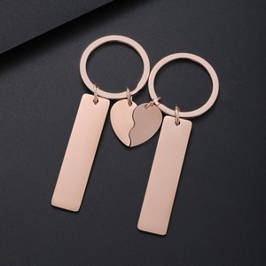 Bán Buôn Đơn Giản Thép Không Gỉ Vài Phong Cách Cho Thiết Kế Khắc <span class=keywords><strong>Keychain</strong></span> Thời Trang Sử Dụng Hàng Ngày Cho Bé Trai Cô Gái - Product Image 4