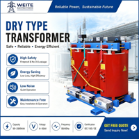 Transformateur sec triphasé 11 kV haute résistance au feu, 2500 kVA, 480 V, 220 V, énergie solaire, résine époxy, sur mesure