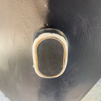 Transducteur ultrasonique traversant le coque de bateau Ova Technology 1 kW, transducteur de bateau 1000 W pour sondeur de poissons