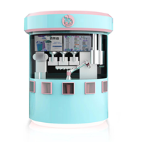 Distributeur automatique professionnel de bubble tea intelligent, avec paiement WeChat et Ali Pay, capacité de 150 à 200 pièces, préparation de boisson en 50 secondes