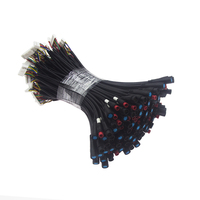 Connecteur électrique automatique M6 2 3 broches à souder mâle femelle câble fil IP65 étanche