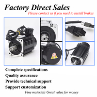 SAMSR Vente d'usine populaire 80mm 3.0a Servomoteur 750W 1000W 3000rpm 220v Ac Servo Motor Drive Set pour Machines CNC