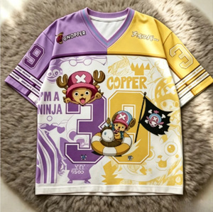 Maillot de football sublimé unisexe à col en V Copper Team, séchage rapide, polyester, manches courtes, imprimé personnalisé, vêtements de sport - Product Image 6