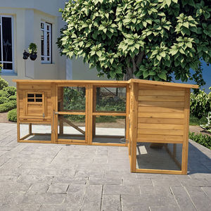 SDC019 お手頃価格 屋外用 大型鶏小屋 ペット用 木製チキンハウス アニマルプリントスタイル 鶏舎 家具 - Product Image 2