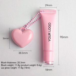 Brillo Labial Vegano Personalizado OEM, Líquido, Grueso, Altamente Pigmentado, de Larga Duración, Mineral, al por Mayor, con Espejo - Product Image 5