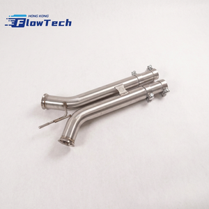 ท่อไอเสียกลางสำหรับรถ Porsche Panamera 971 4S 2.9T V6 Twin Turbo ผลิตจากสแตนเลส 304 แบบยึดติดโดยตรง - Product Image 4