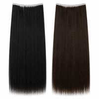 Extensions de cheveux humains Remy vierges chinois en gros, invisibles, double épaisseur, effet plume, OEM pour salons, couleur personnalisable