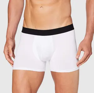 Soft mens polyester underwear white For Comfort 